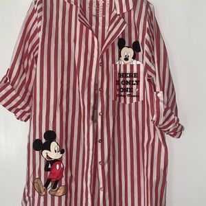 Mickey Mouse Button-Down